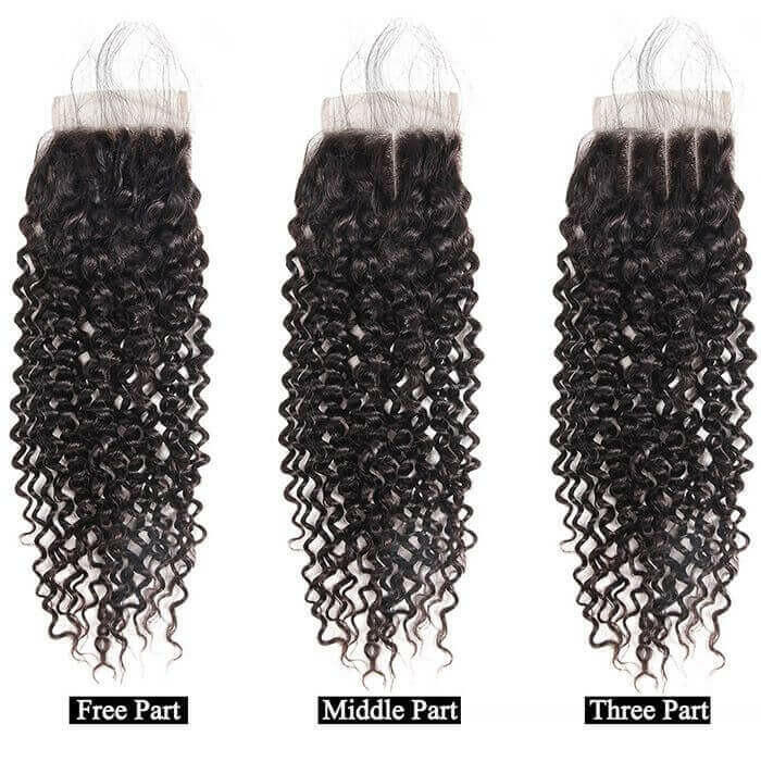 BeuMax 10A Grade 3/4 Kinky curly Bundles with 4x4 Closure Brazilian