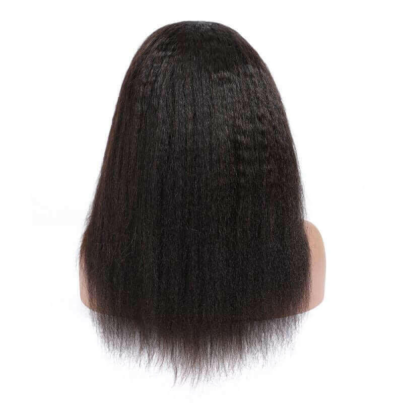 13x4x1 Kinky Straight 13x1x6 T part Lace Transparent Human Hair Wigs 1