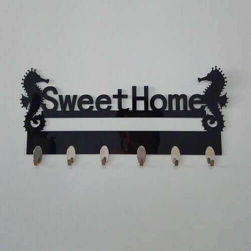 1 Set 6PC Hook Wall Stickers Decorative Home