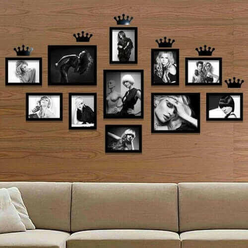1 set (18 pieces) mirror wall sticker 3D Acrylic
