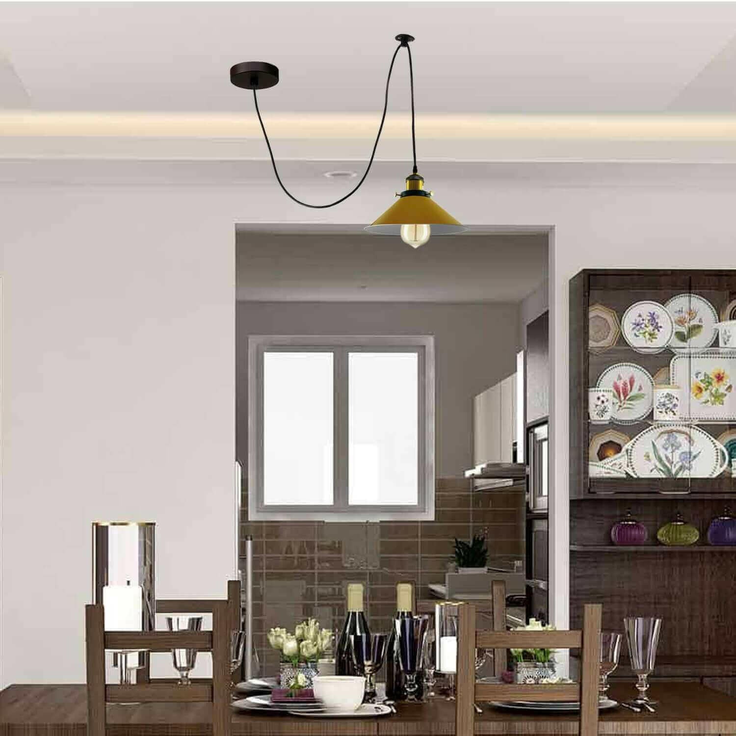 Modern large spider Braided Pendant lamp 1heads Clusters of Hanging