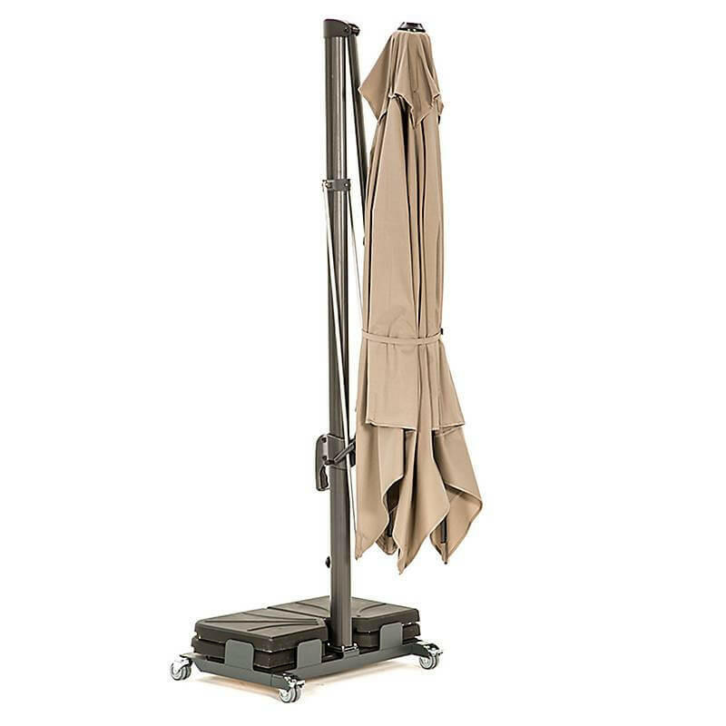 Cantilever Umbrella Flexo base with wheels