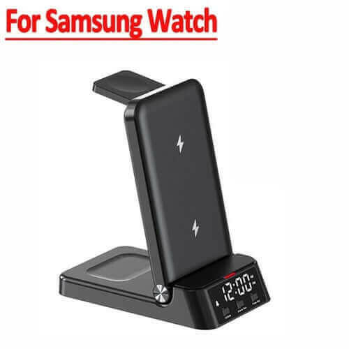 15W 4 In 1 Wireless Charger Stand For iPhone 14 13 12 11 X Samsung