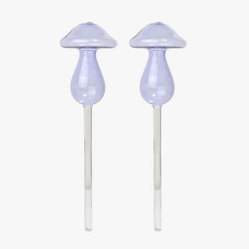 Mushroom Self-Watering Glass Planter Set
