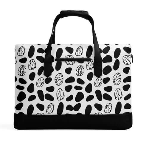 Mens PU Leather Briefcase Waterproof Business Bag