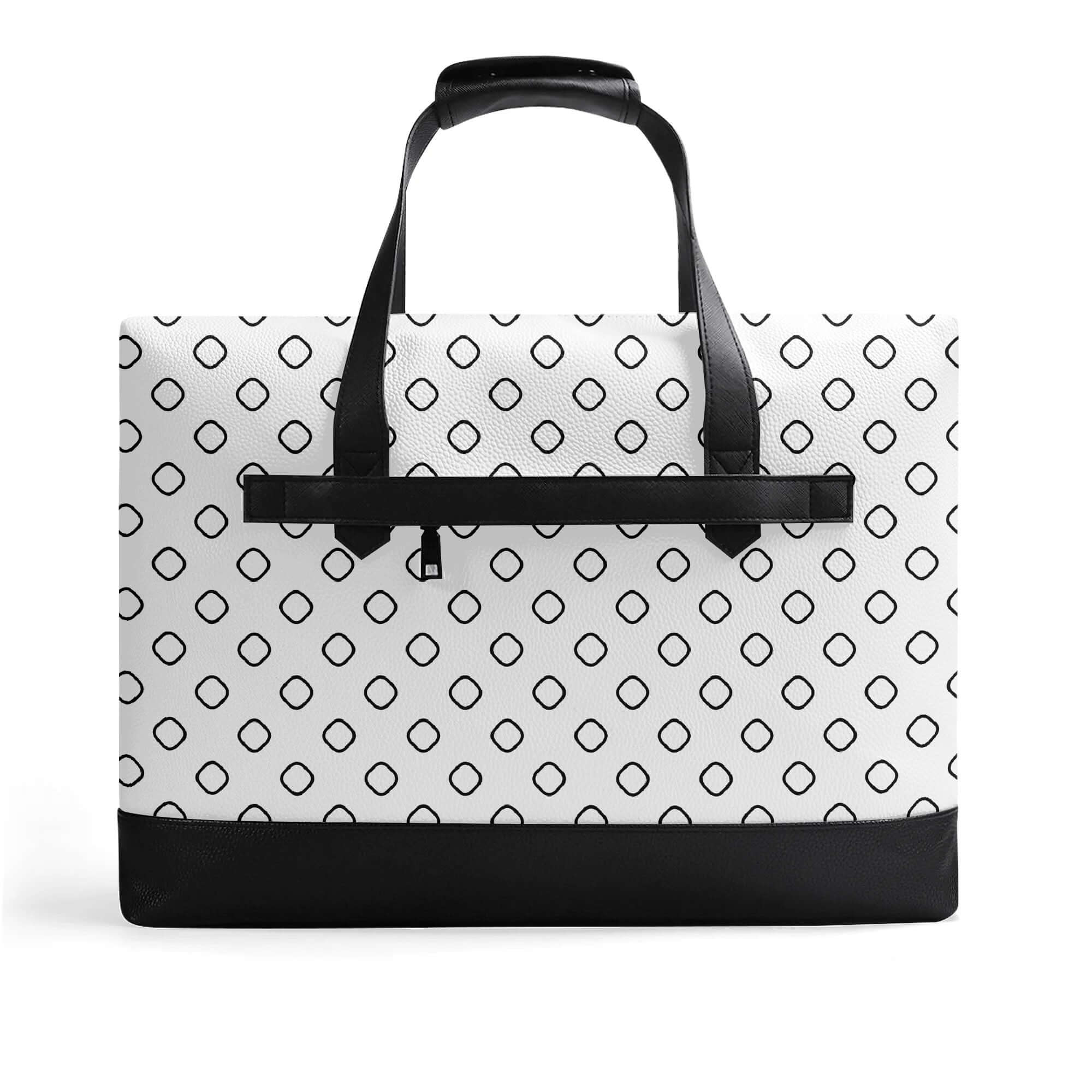 Mens PU Leather Briefcase Waterproof Business Bag