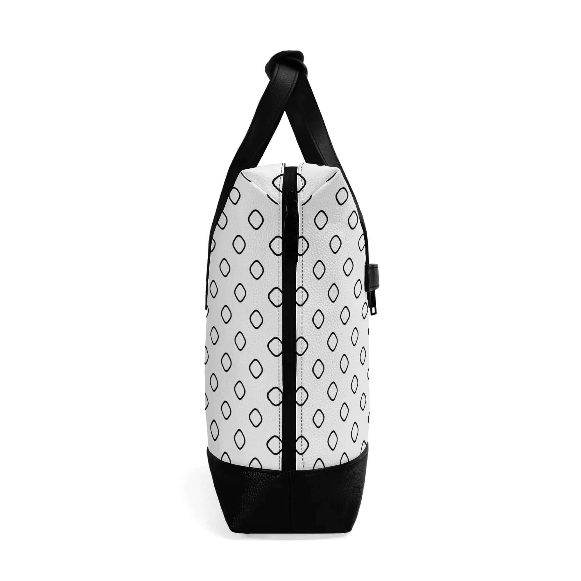 Mens PU Leather Briefcase Waterproof Business Bag