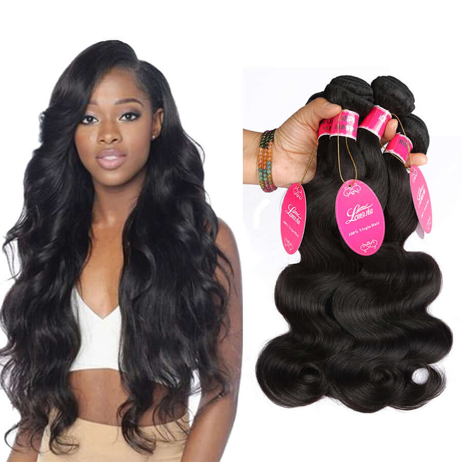 Hair Weave – Body Wave & Water Wave Options, 8–26 Inches