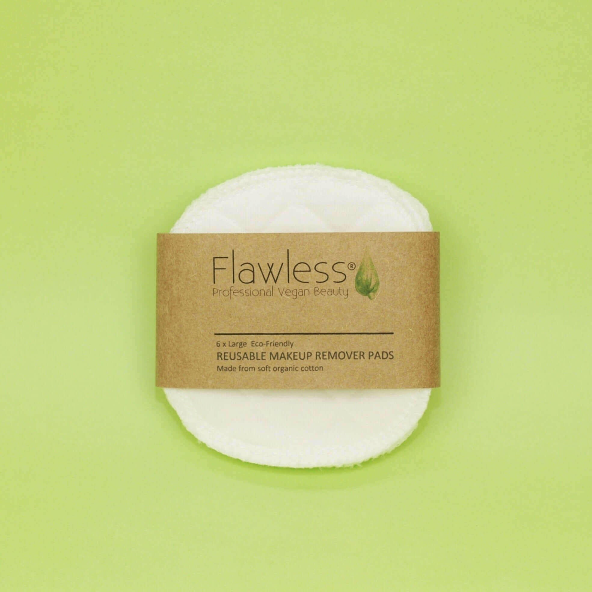 Reusable Organic Cotton Makeup Remover Pads x 6