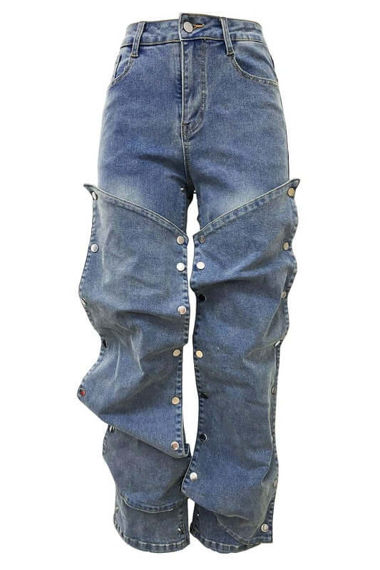 WOMEN FASHION STYLE DENIM PANTS