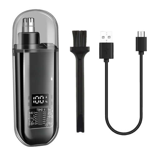 Portable Electric Nose Ear Trimmer HIENA Cordless razor Mini Pocket