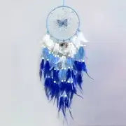 Fairy Butterfly Dream Catcher with Feathers