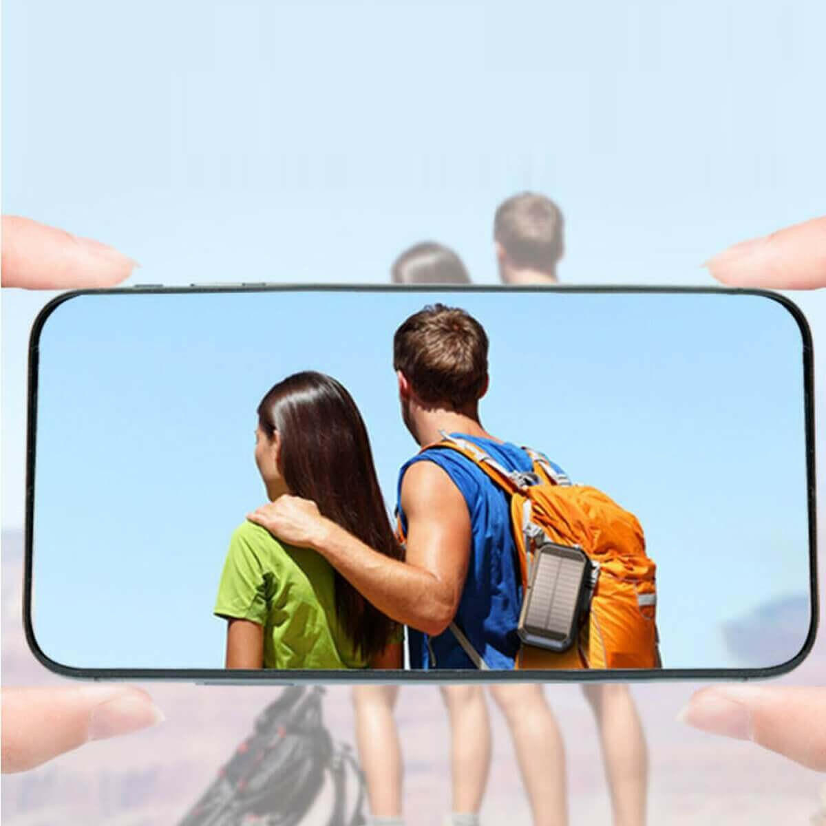 Sun Chaser Mini Solar Powered Wireless Phone Charger 10,000 mAh With