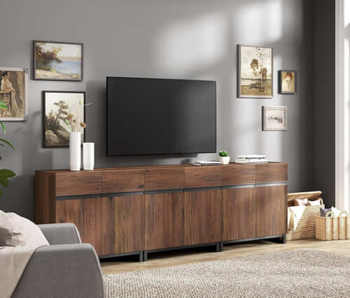 Modern 3-in-1 TV Stand for TVs Up to 100 Inches
