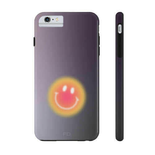 Smiley Face Tough Case - Best iPhone Case with Wireless Charging