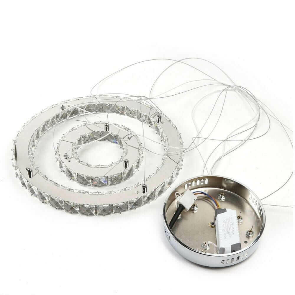 Chandelier Double Ring Hanging Light Fixture