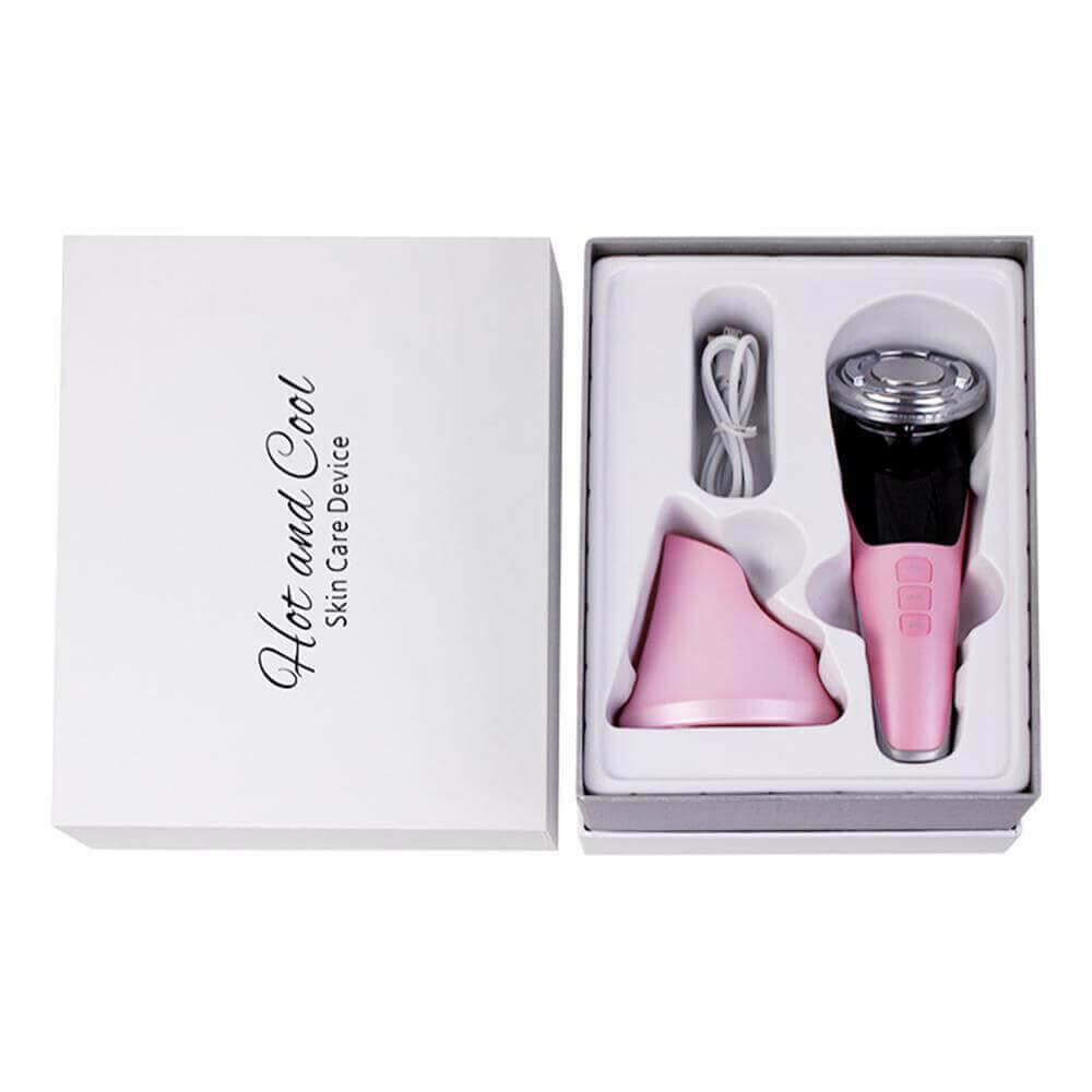 EMS Facial Massager LED light therapy Sonic Vibration Wrinkle Removal