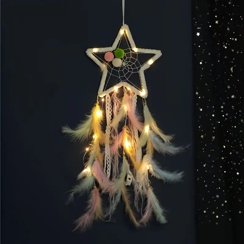 1pc Boho Dream Catcher Wall Hanging Home Decor Ornament