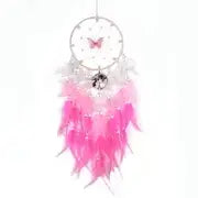 Fairy Butterfly Dream Catcher with Feathers