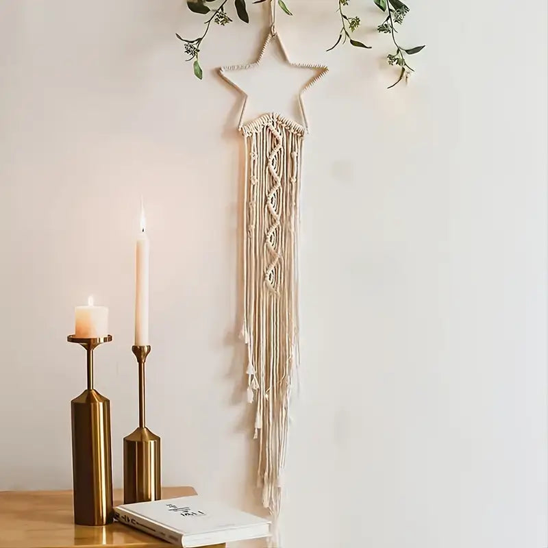 Boho Hand-Woven Dream Catcher Wall Hanging