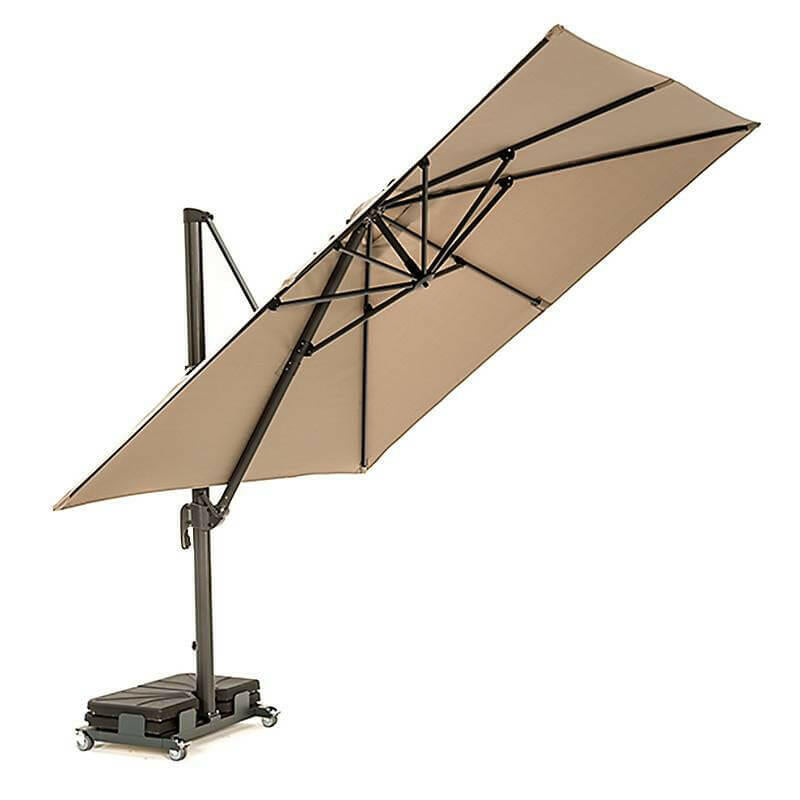 Cantilever Umbrella Flexo base with wheels