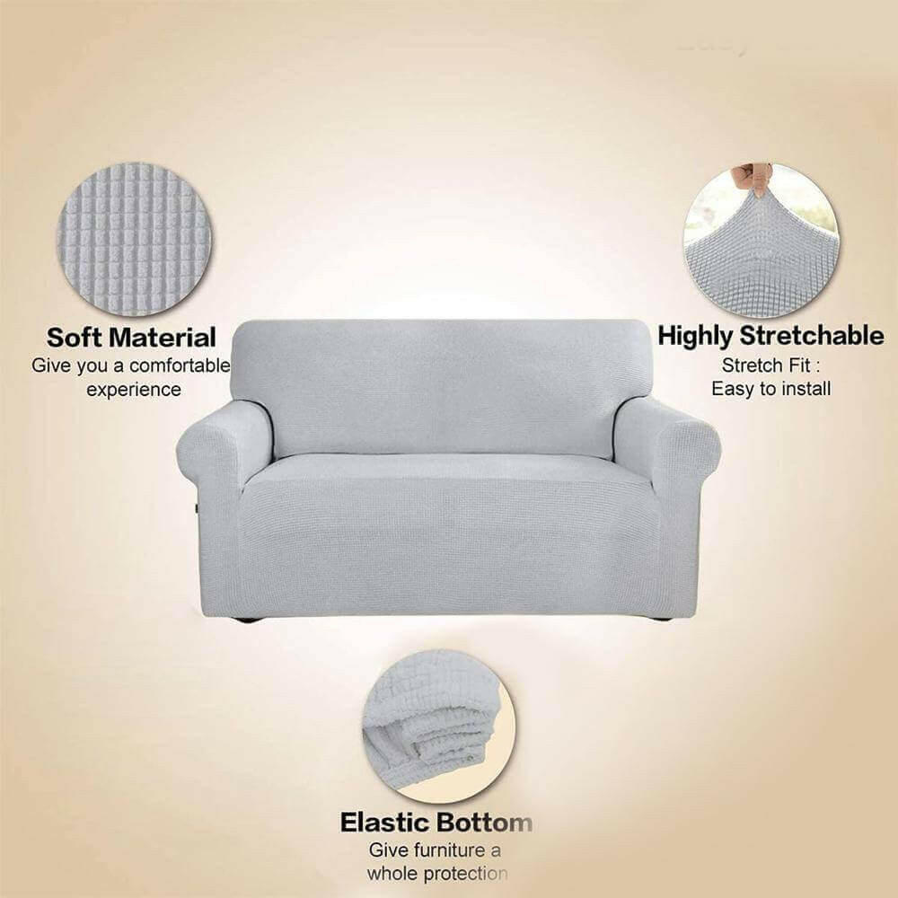 Sofa Cover with Waterproof Elastic Bottom Furniture Protector