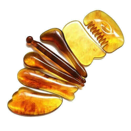 7Pcs Gua Sha beauty equipment Massaging Tools Gua Sha Scraping Boards