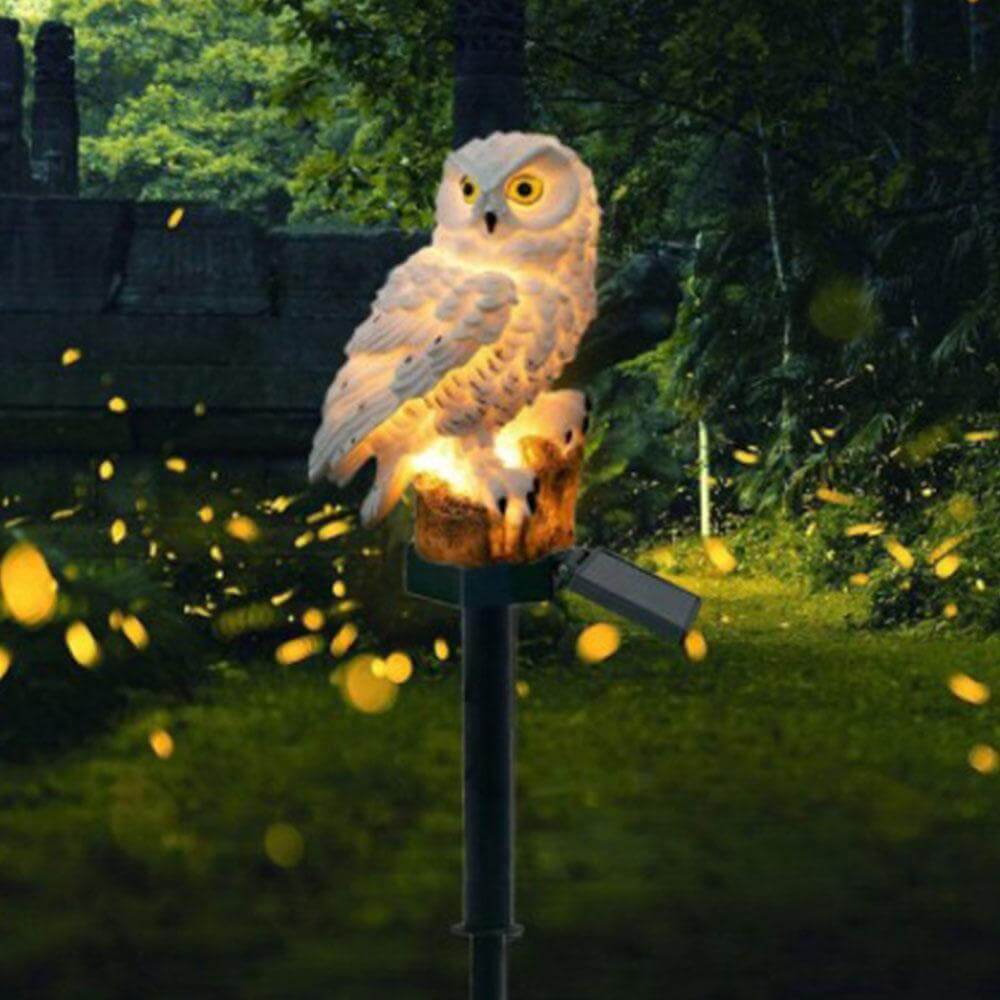 Owl Solar Lights for Halloween Decoration Outdoor Waterproof Stake