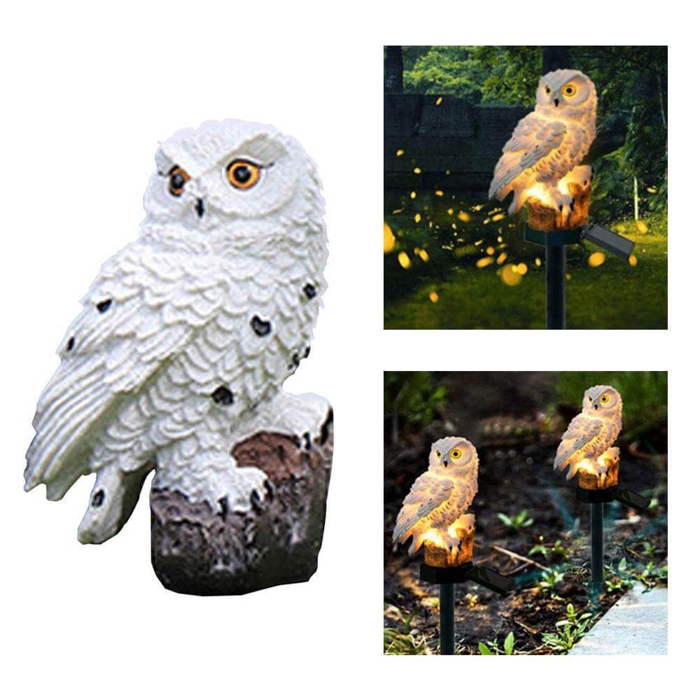 Owl Solar Lights for Halloween Decoration Outdoor Waterproof Stake