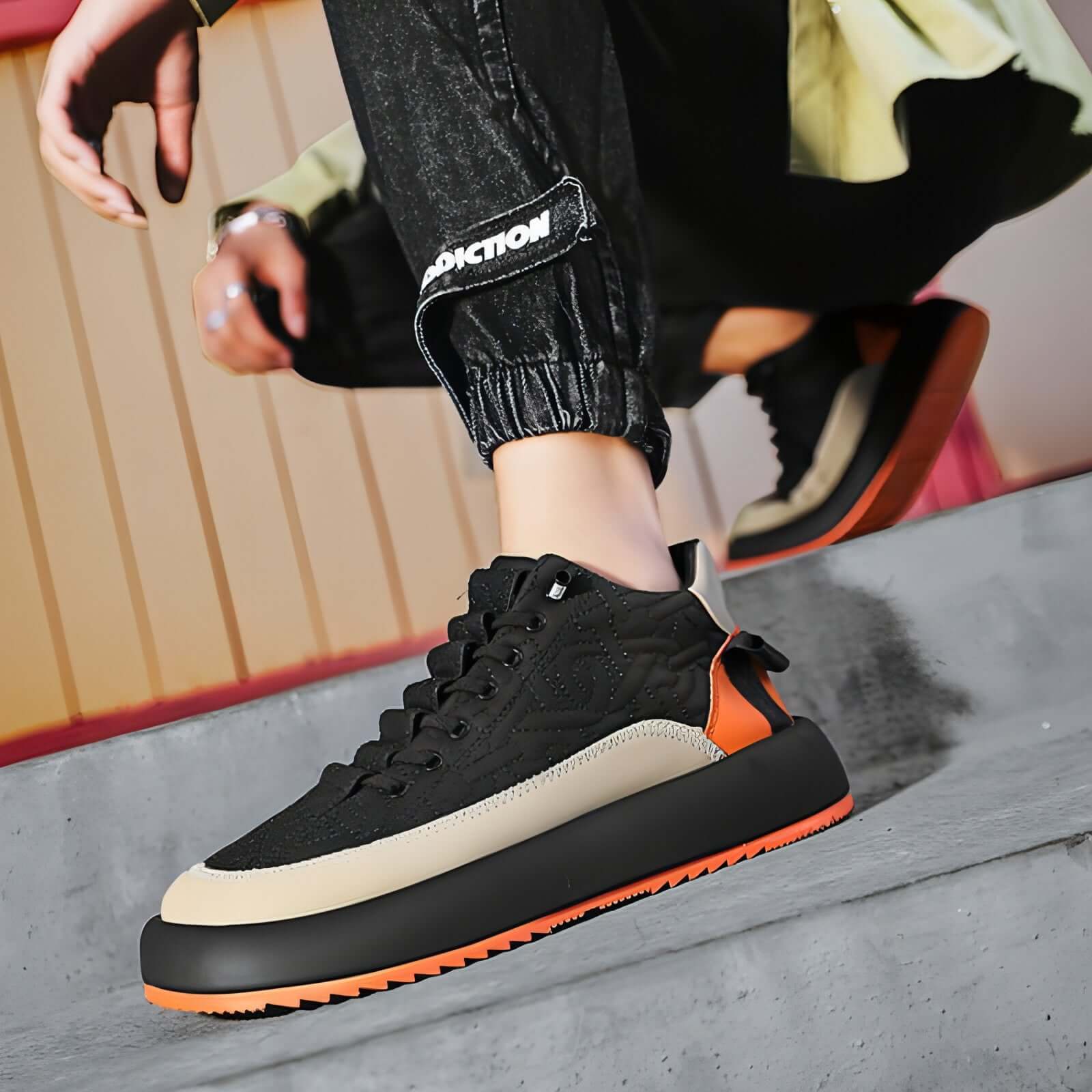 Sports Shoes Casual Lace Up Sneakers For Men