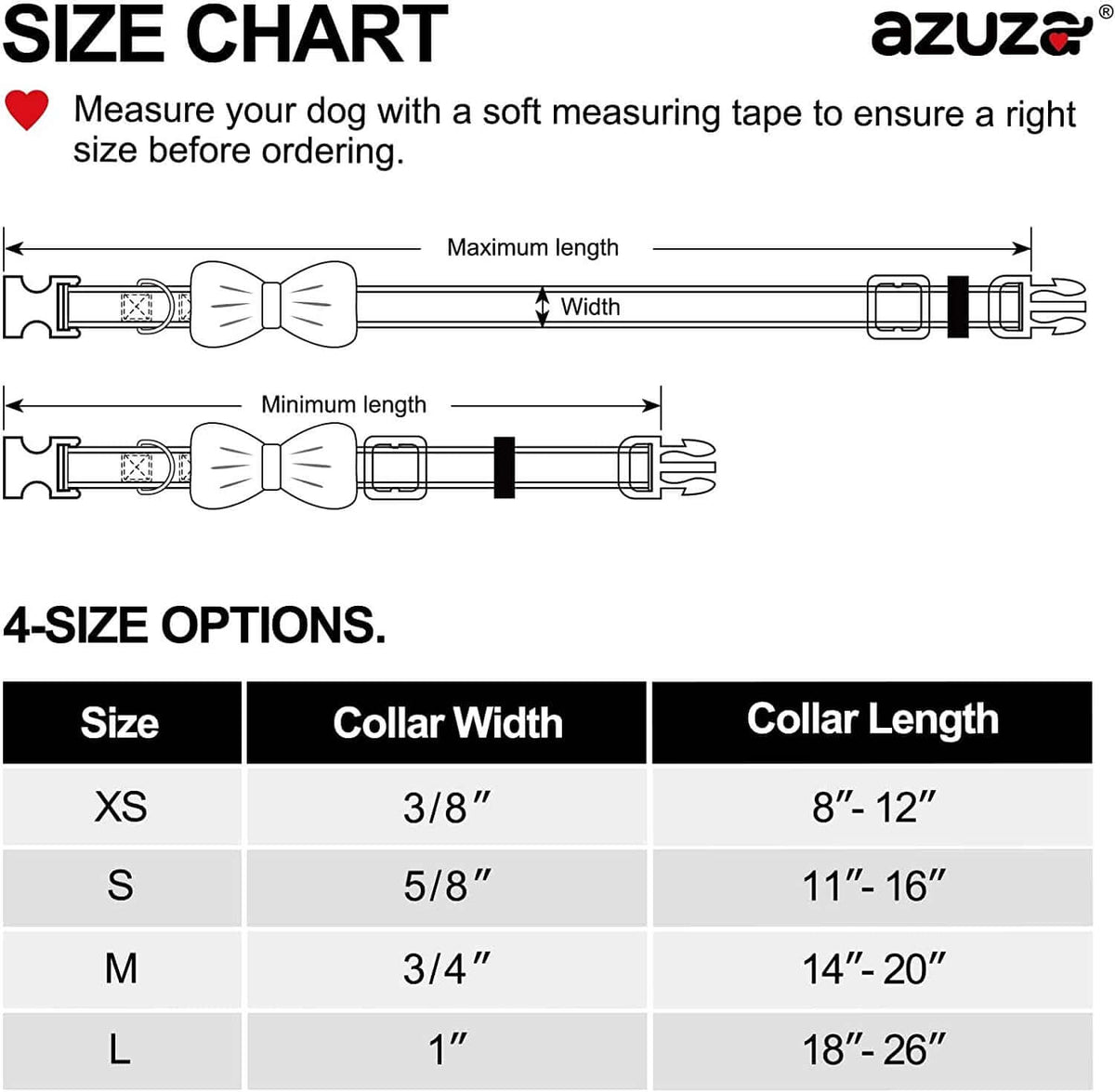 azuza Christmas Snowman Dog Collar with Removable Antler Bowtie