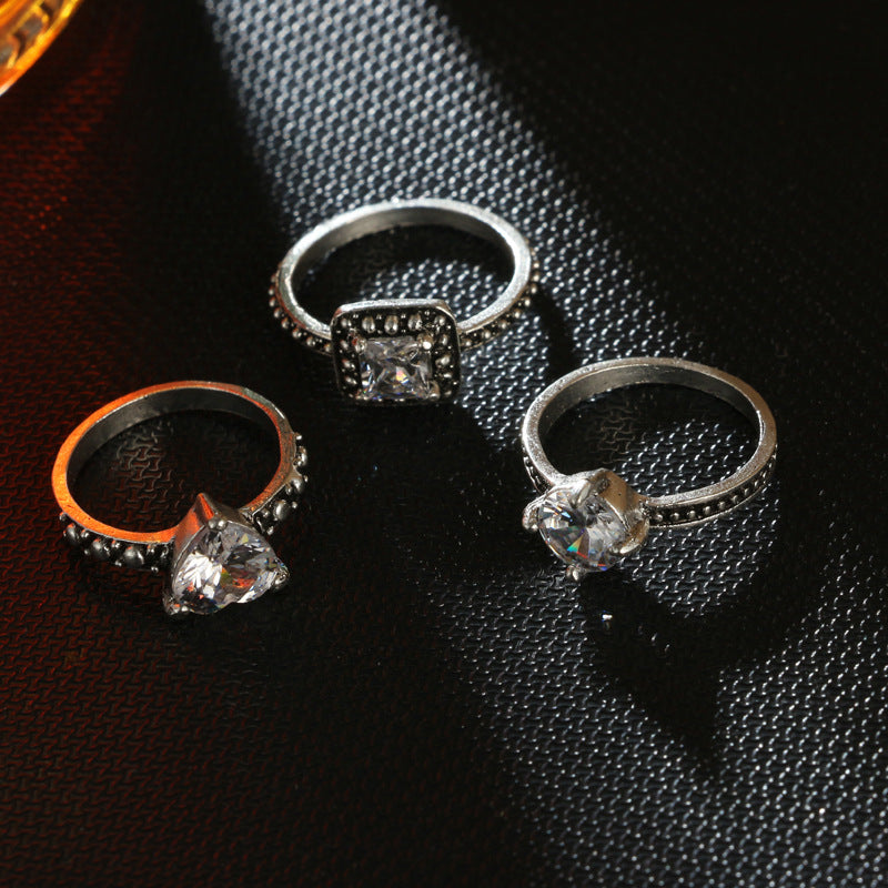 3-Piece Ring Set Jewelry