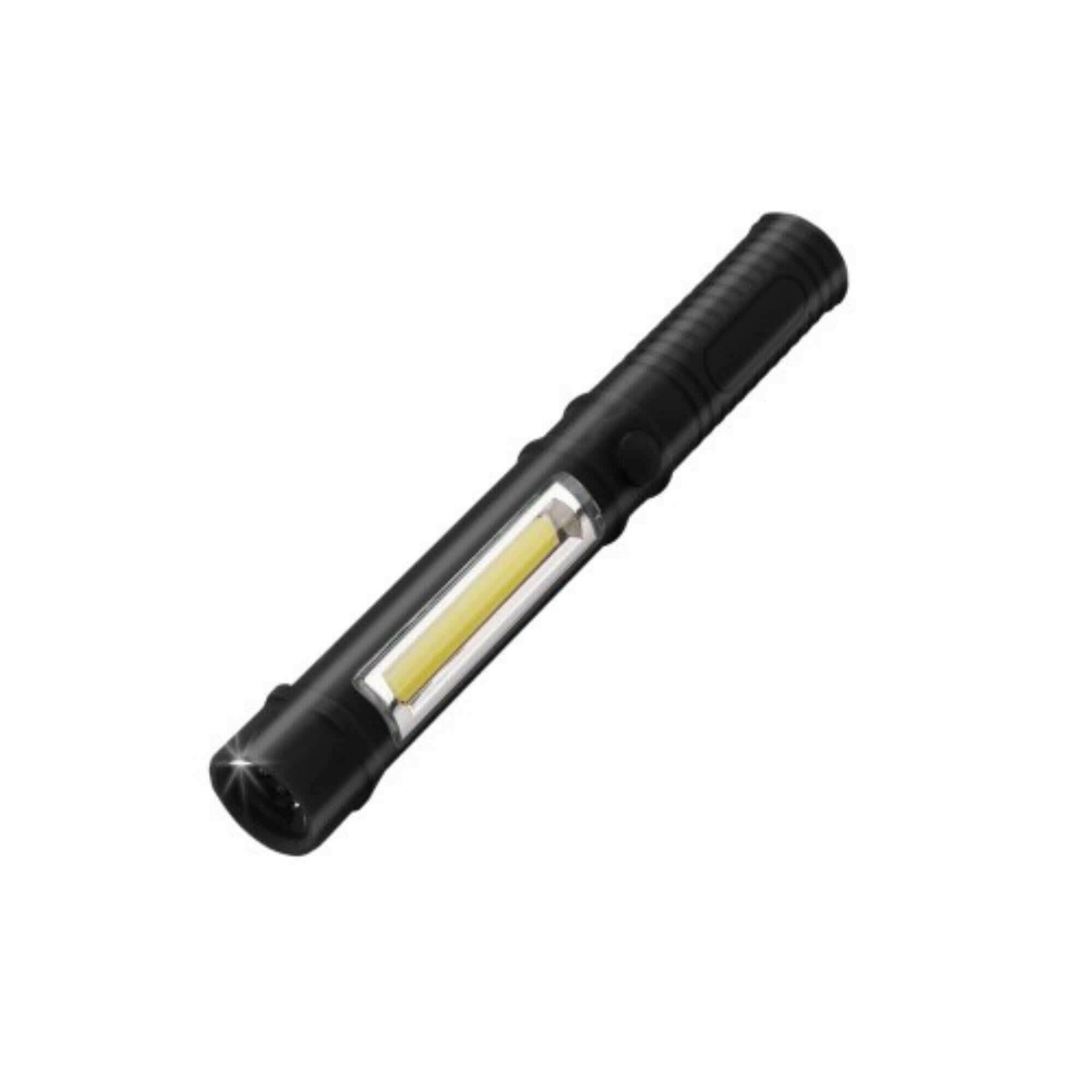 LED Pocket Flashlight with Magnetic Base & Clip