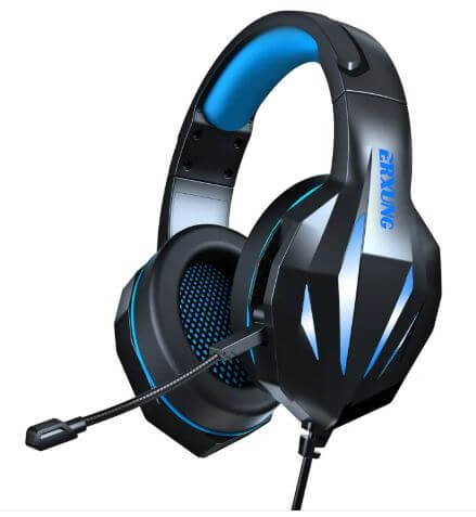 Luminous Wired Gaming Headset with Microphone & 50mm Drivers