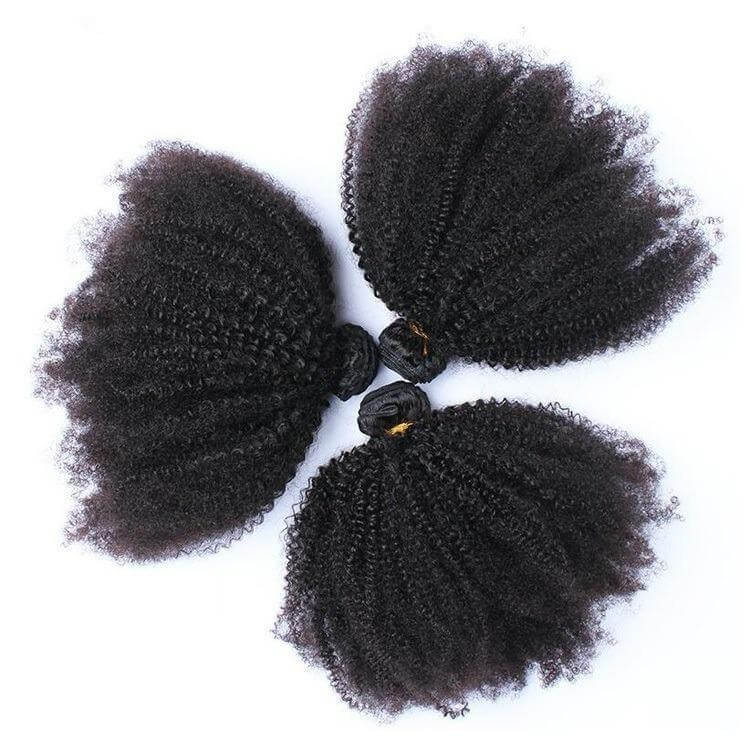 10A Grade Afro Kinky Curly Weave & Closures