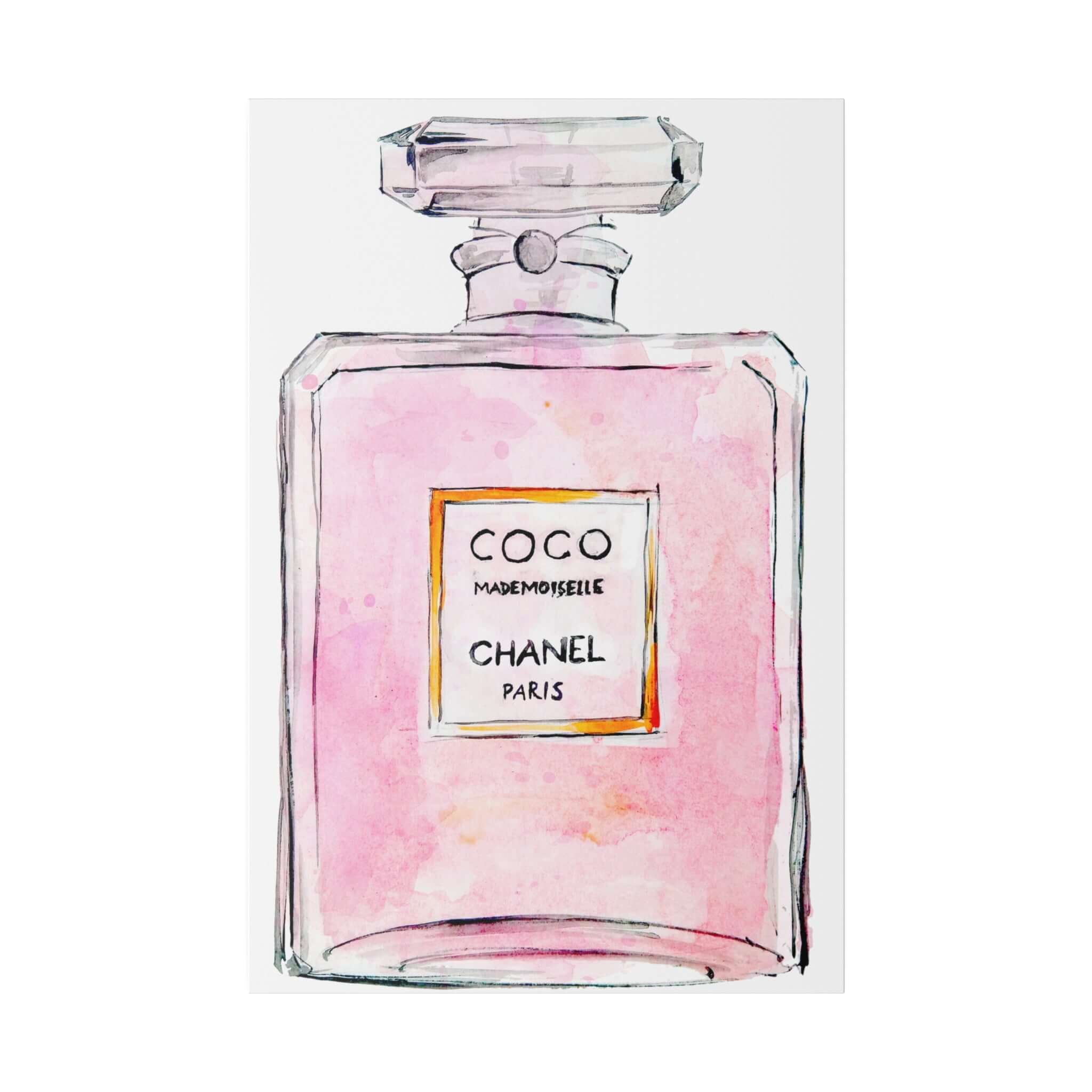 Coco Chanel Perfume Canvas