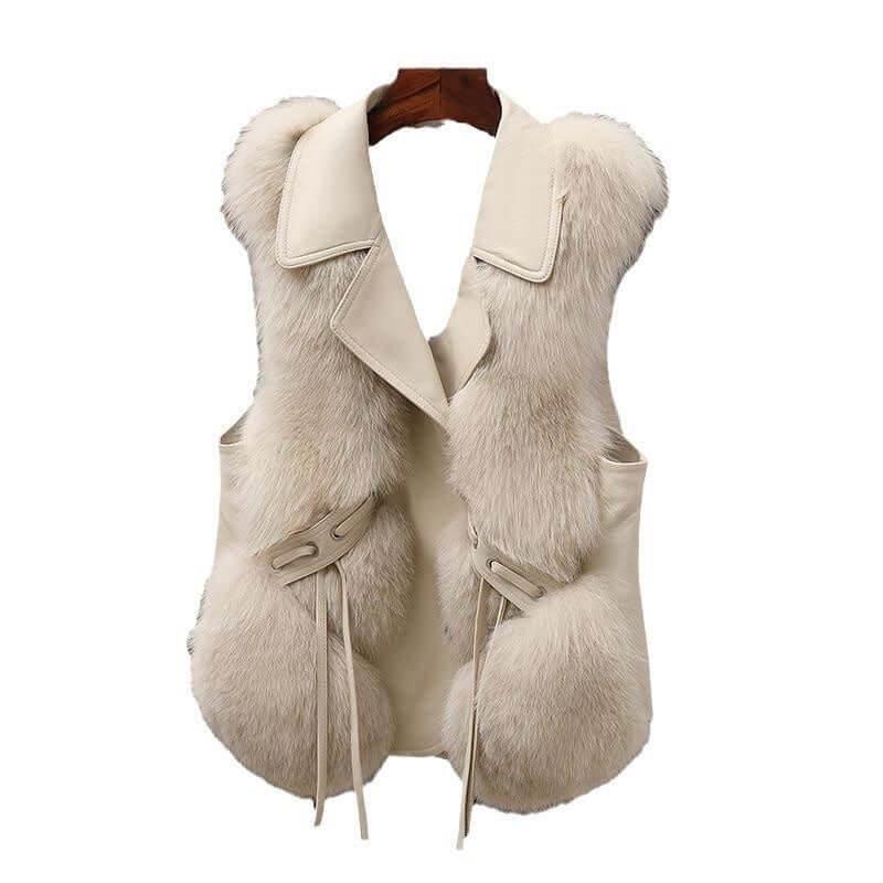 Fur Vest Short Coat Autumn And Winter New Patchwork Winter Fox Fur
