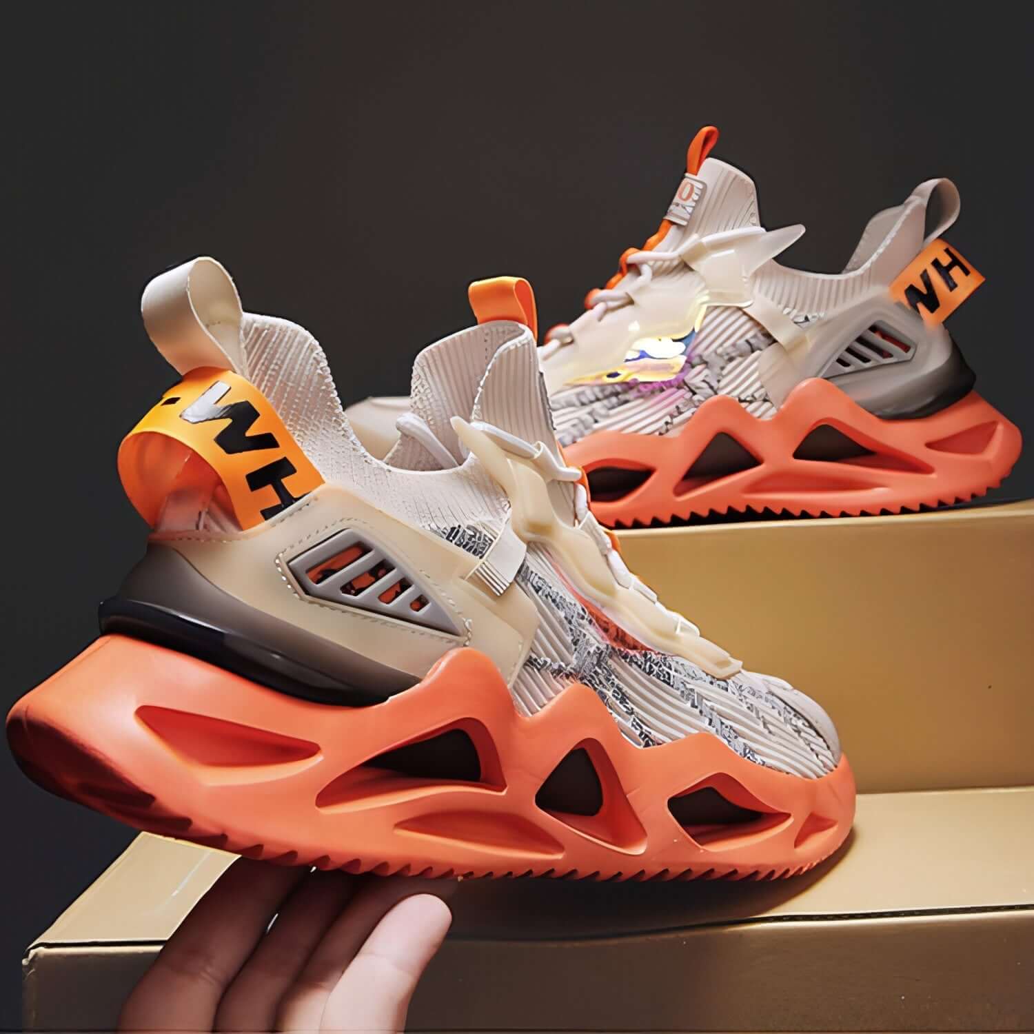 Mesh Breathable Sneakers - Stylish Men&