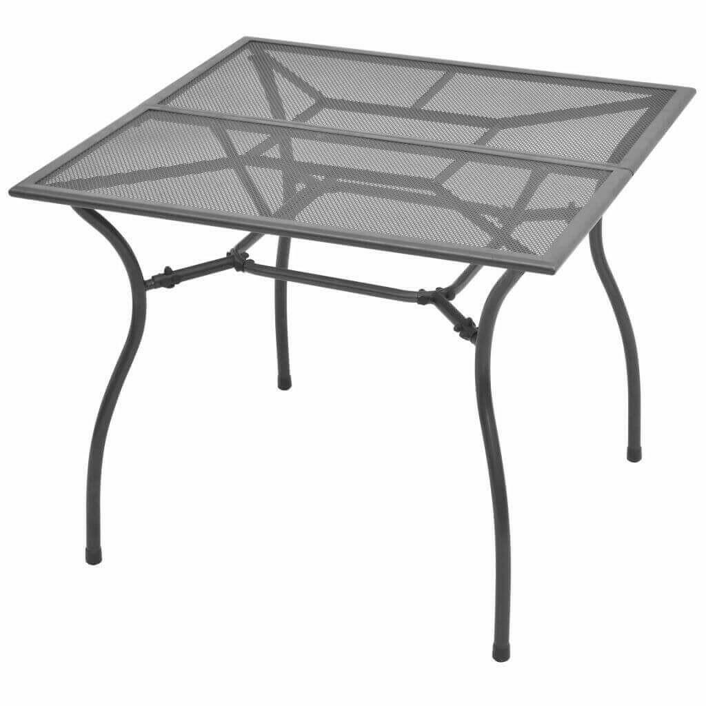 Bistro Table 23.6"x23.6"x27.6" Steel Mesh