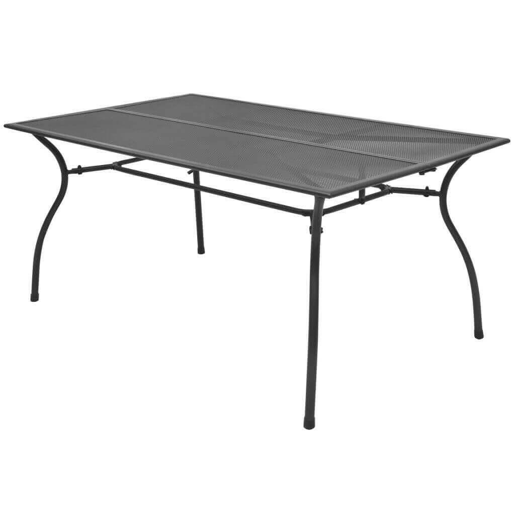Bistro Table 23.6"x23.6"x27.6" Steel Mesh