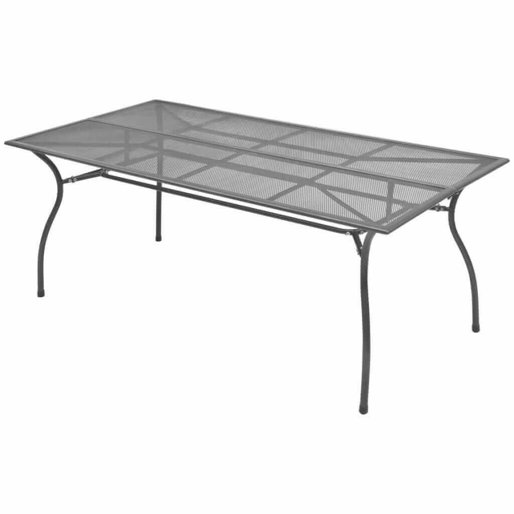Bistro Table 23.6"x23.6"x27.6" Steel Mesh