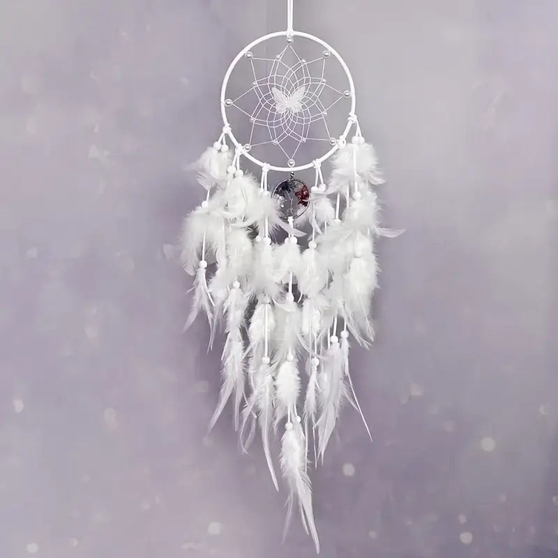 Fairy Butterfly Dream Catcher with Feathers