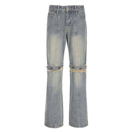 Y2k Baggy Wide Leg Jeans Women Vintage Streetwear Washed Denim Pants
