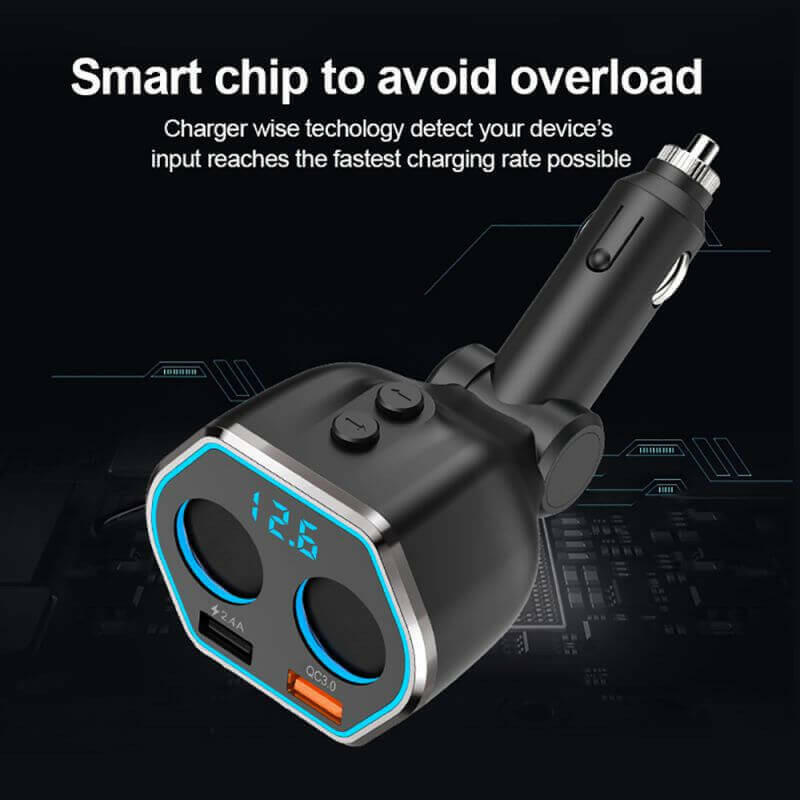 A21Q Car Charger High quality Durable Digital