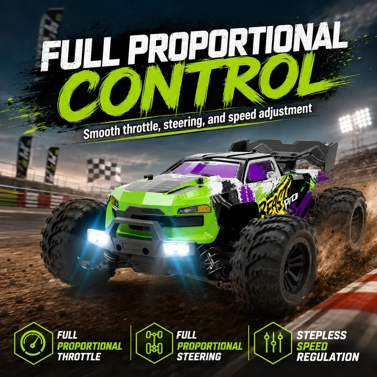 ZNLYRION SG116 4WD Off-Road RC Truck