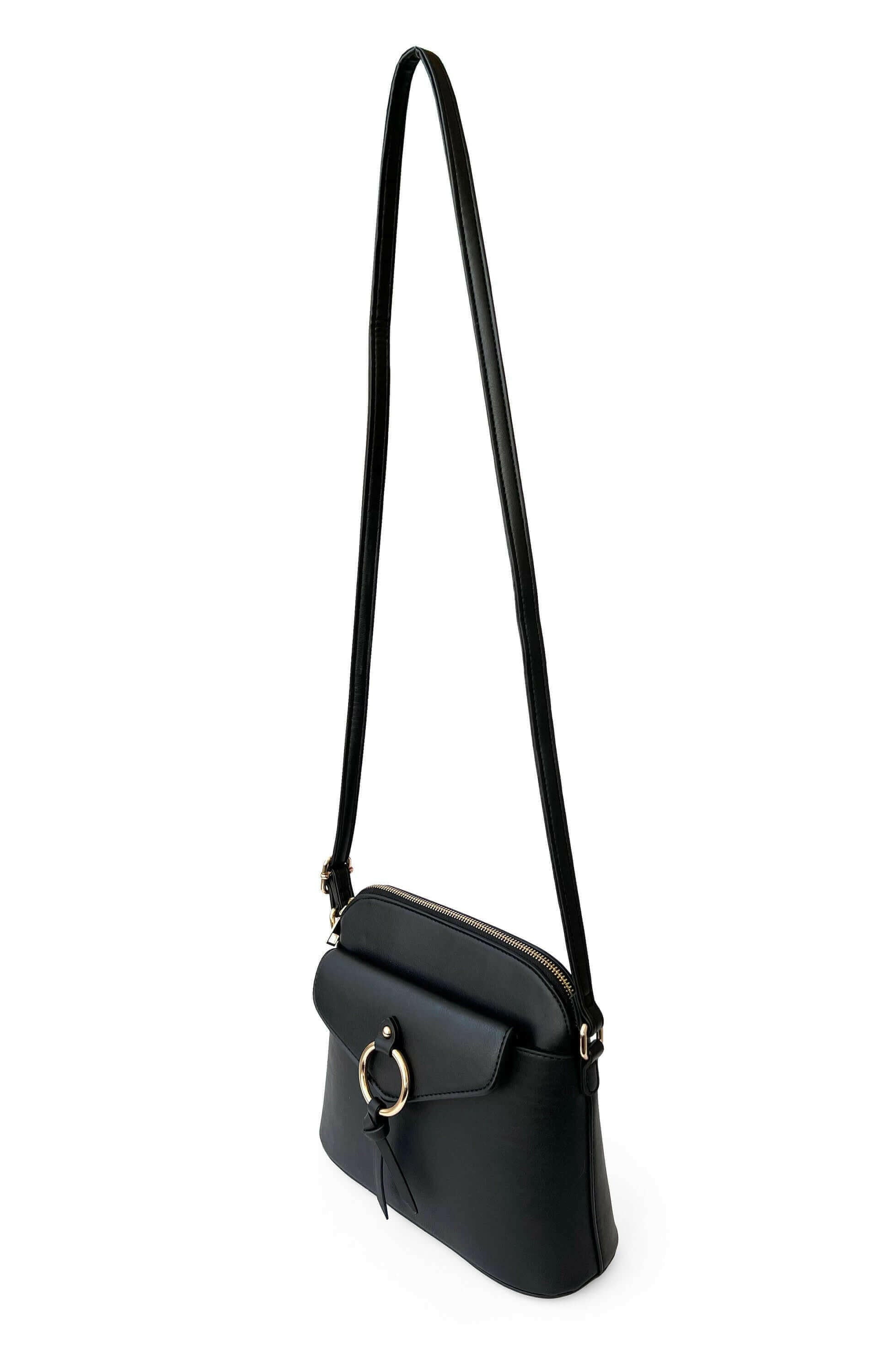 NICCI CROSSBODY WITH METAL RING