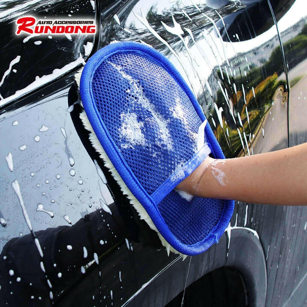 Car Wash Cleaning Sponge Brush Glass Cleaner Blue