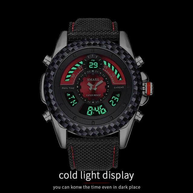 Digital Wristwatches for Men Military LED
