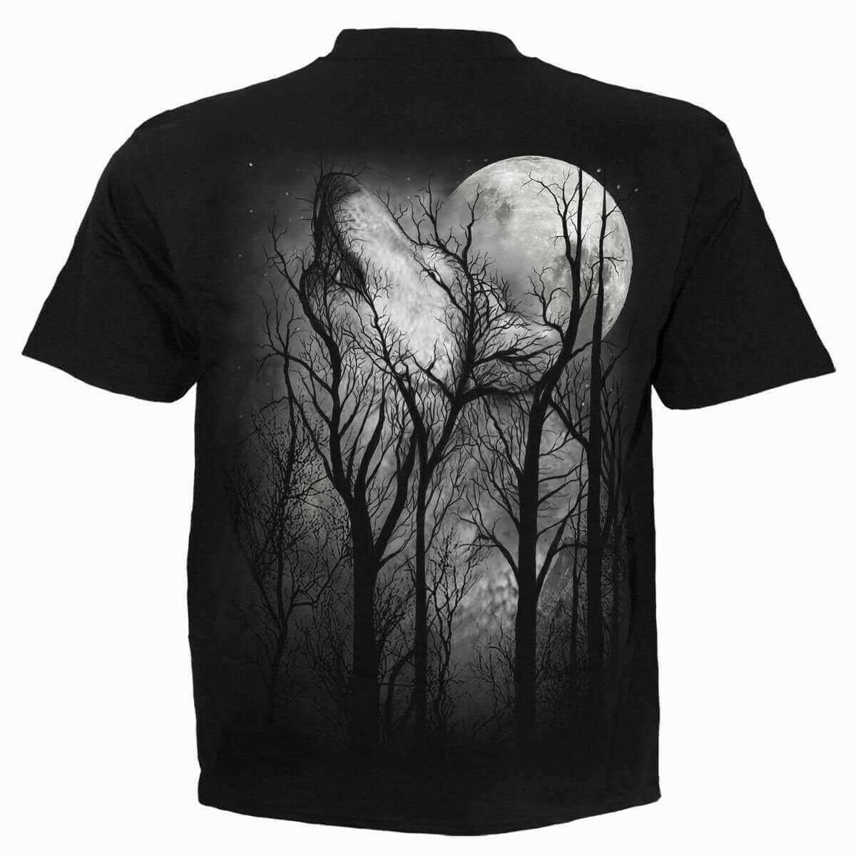 FOREST WOLF - T-Shirt Black