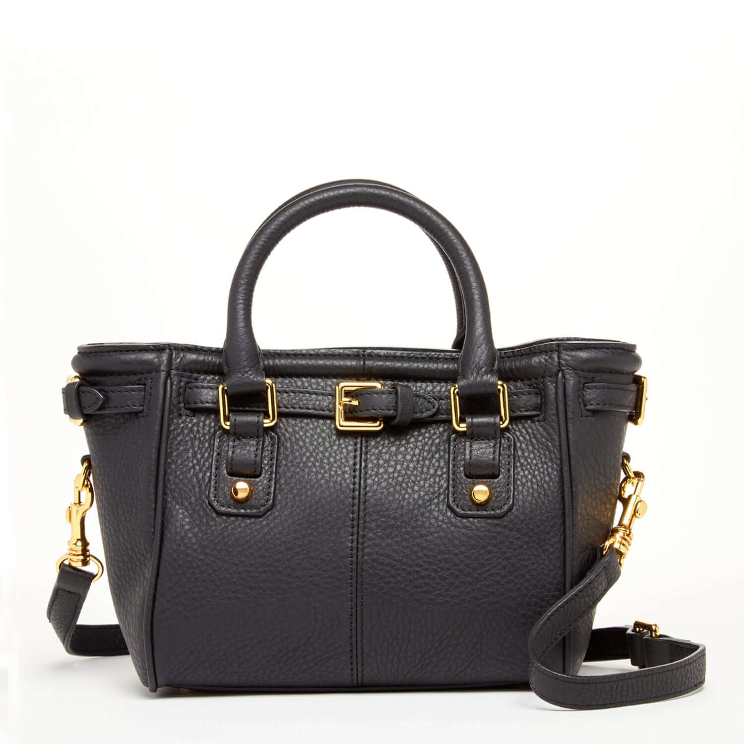 Top Handle Leather Satchel Bag Black Purse Crossbody Bag for Women